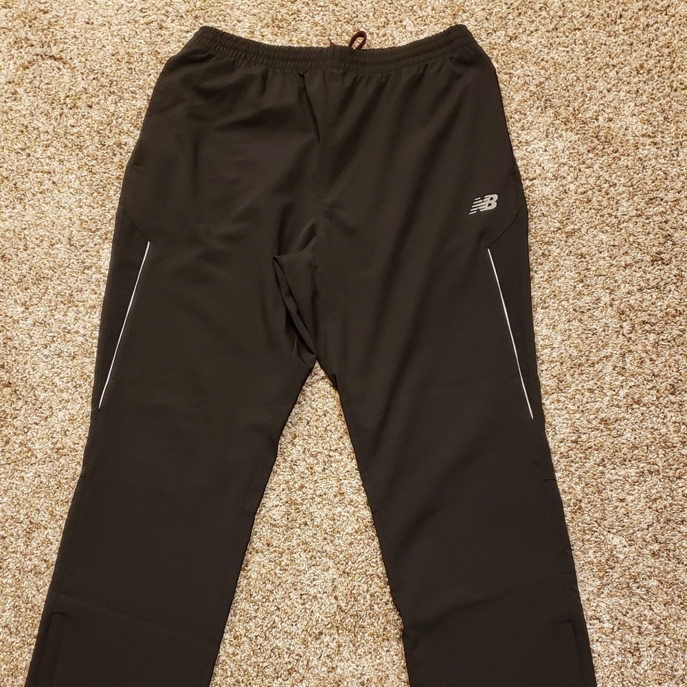 Men's New Balance Black Warm-Up Pants